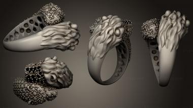 Jewelry rings Ring Panterion 3d model